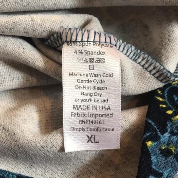 Blue & yellow Printed skirt - Picture 4 of 4